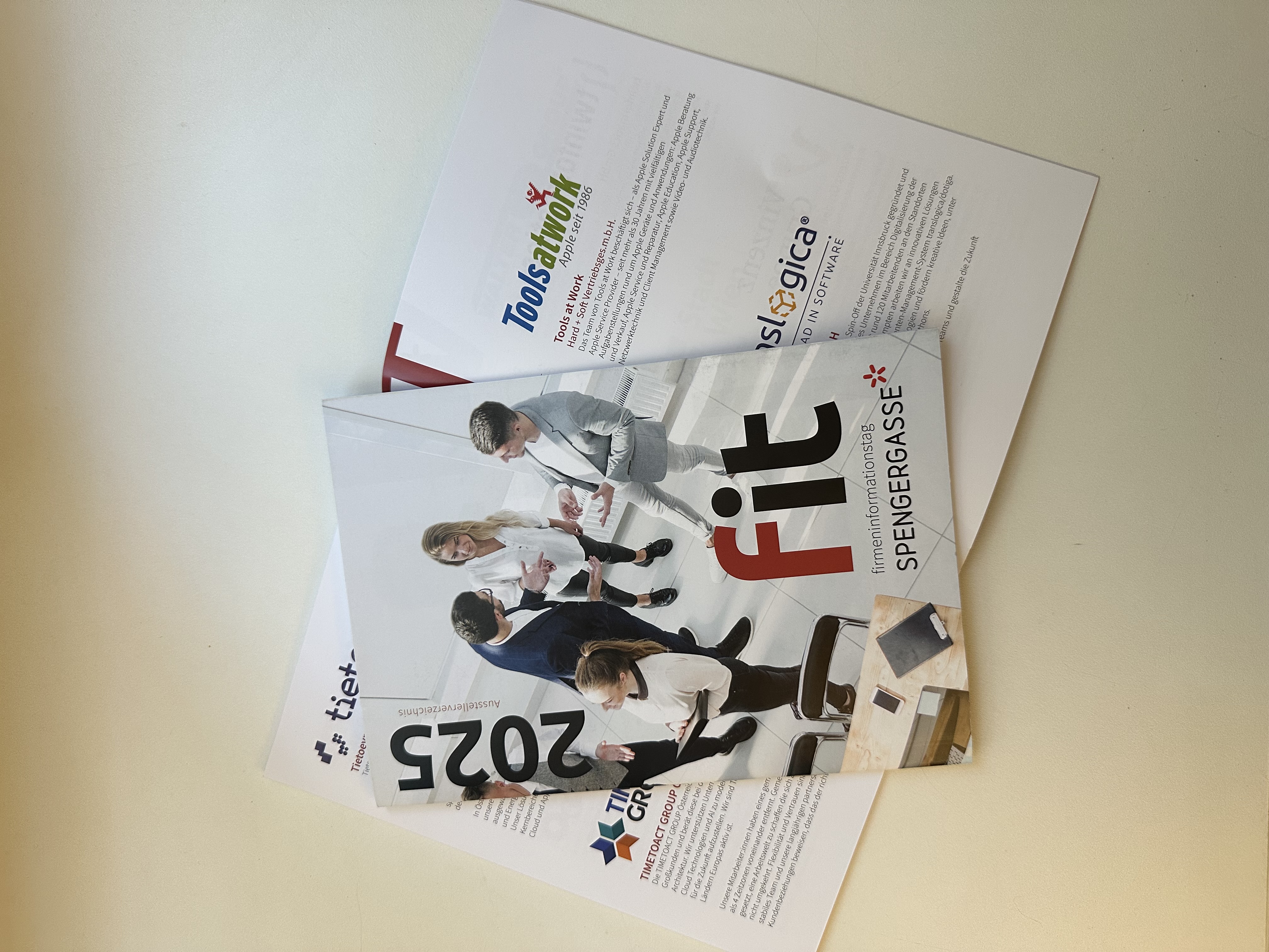 Tools at Work am Firmeninfotag der HTL Spengergasse