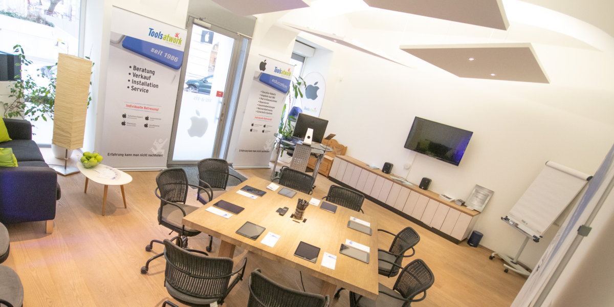 Das Tools at Work Trainingscenter mit umfassender technischer Austattung