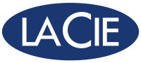 Das LaCie Logo in blau
