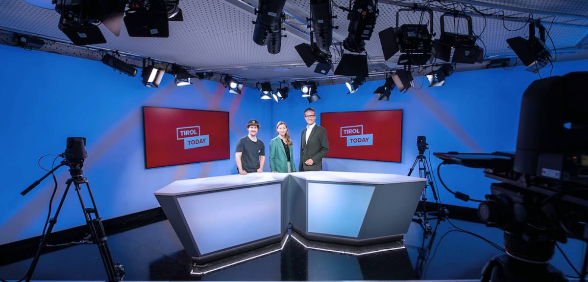 Das neue Studio von Tirol TV, ausgestattet von Tools at Work