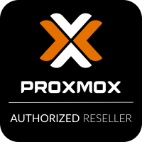 Das Proxmox Authorized Reseller Logo, das Tools at Work als Partner von Proxmox auszeichnet